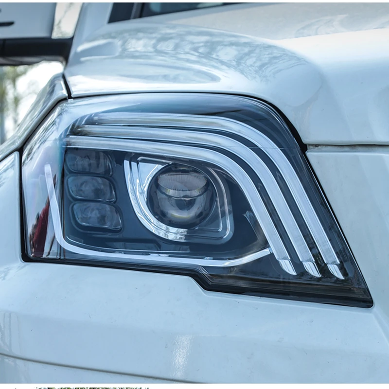 Фара головного света DLAND 08-12 GLK в сборе, в стиле MAYBACH светодиодный со светодиодным дневным светом и спрятанным проектором для BENZ
Фара головного света DLAND 08-12 GLK в сборе, в стиле MAYBACH светодиодный со светодиодным дневным светом и спрятанным проектором для BENZ