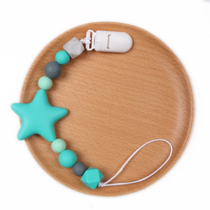 Star Baby Beaded Pacifier Clip Silicone Chain Nipple Holder Infant Soother Teether Baby Accessories Teeth Care
Star Baby Beaded Pacifier Clip Silicone Chain Nipple Holder Infant Soother Teether Baby Accessories Teeth Care