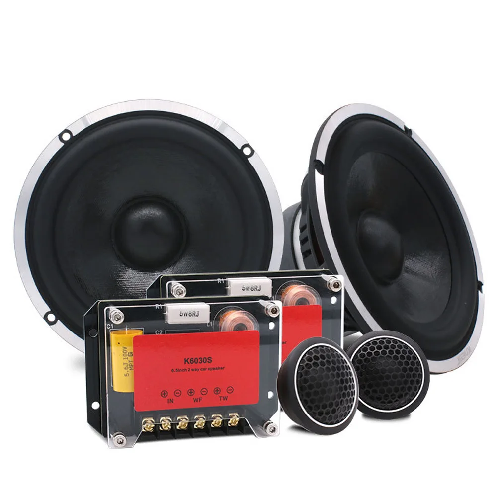 6.5 Inch 80W Car Speaker Audio Music Stereo Full Range Frequency Car Audio Crossover High Fidelity Sound Quality Car Horn
6.5 Inch 80W Car Speaker Audio Music Stereo Full Range Frequency Car Audio Crossover High Fidelity Sound Quality Car Horn