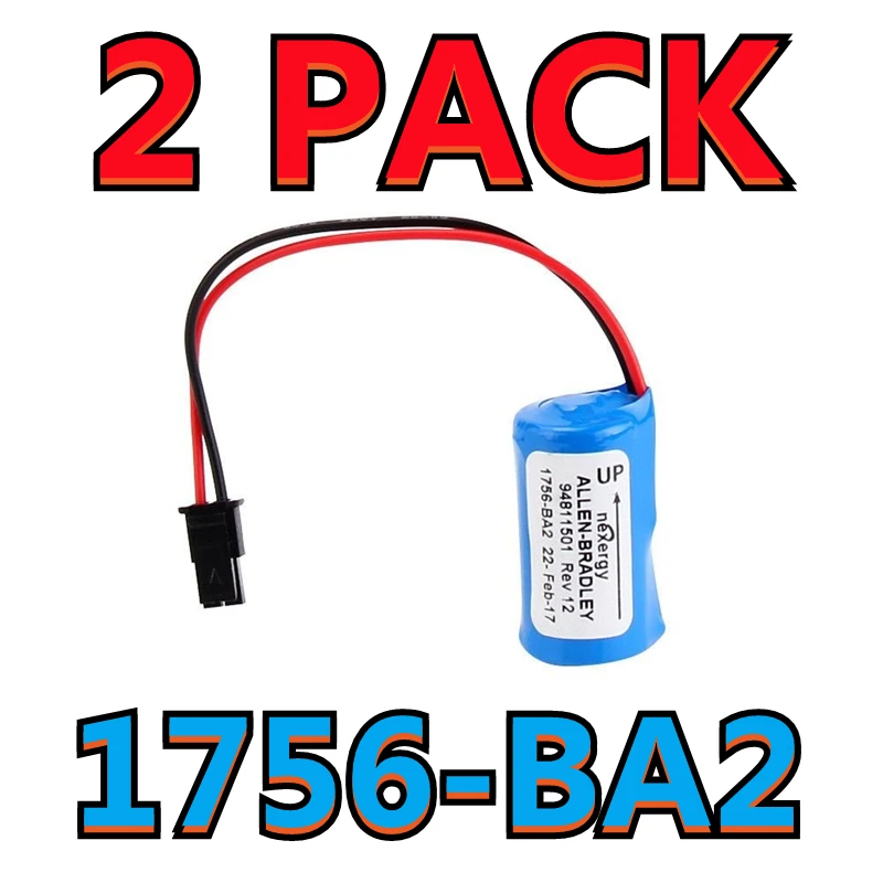 2PCS New Original 1756-BA2 PLC Controller 3V Battery Lithium Batteries with Plug
2PCS New Original 1756-BA2 PLC Controller 3V Battery Lithium Batteries with Plug