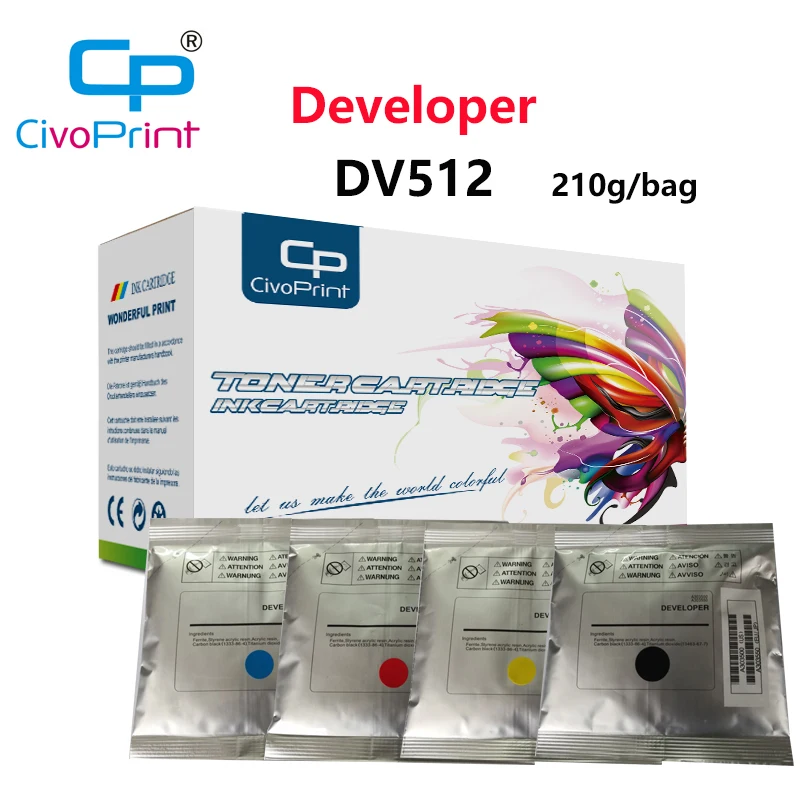 Новинка, оригинальное качество DV512 Civoprint для bizhub C224 284 364 454 554 C284 C364 C454 C554 Разработчик для Konica Minolta 210 г/пакет
Новинка, оригинальное качество DV512 Civoprint для bizhub C224 284 364 454 554 C284 C364 C454 C554 Разработчик для Konica Minolta 210 г/пакет