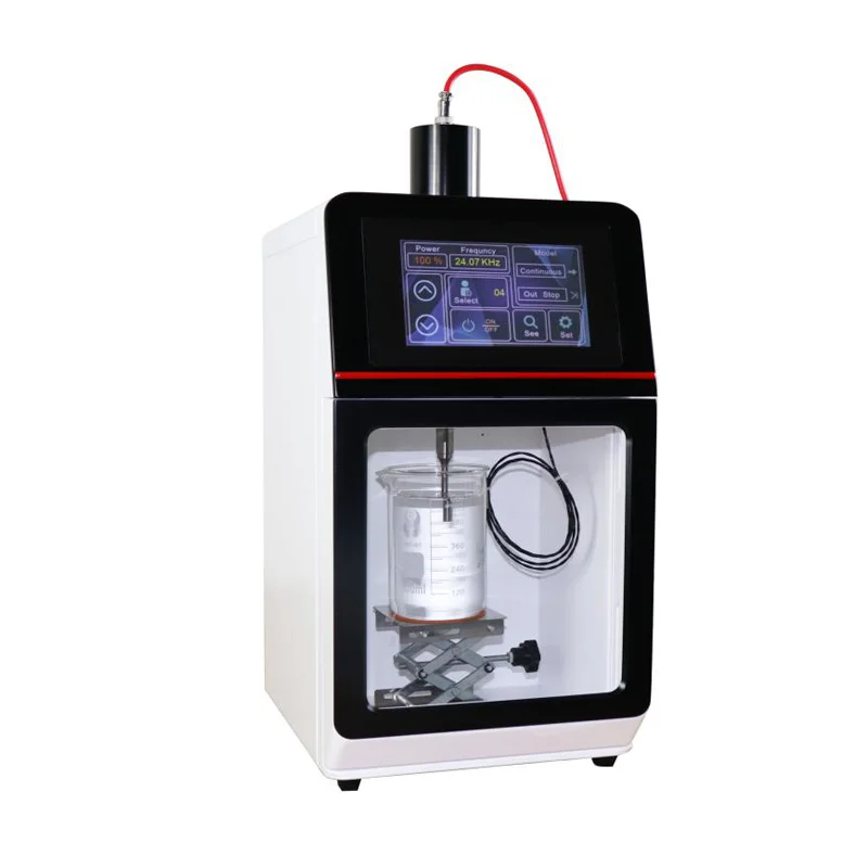 New Type All-in-One 1200W NE-1200Z Ultrasonic Processor Cell Disrupter CE ISO 0.1-1500ml
New Type All-in-One 1200W NE-1200Z Ultrasonic Processor Cell Disrupter CE ISO 0.1-1500ml