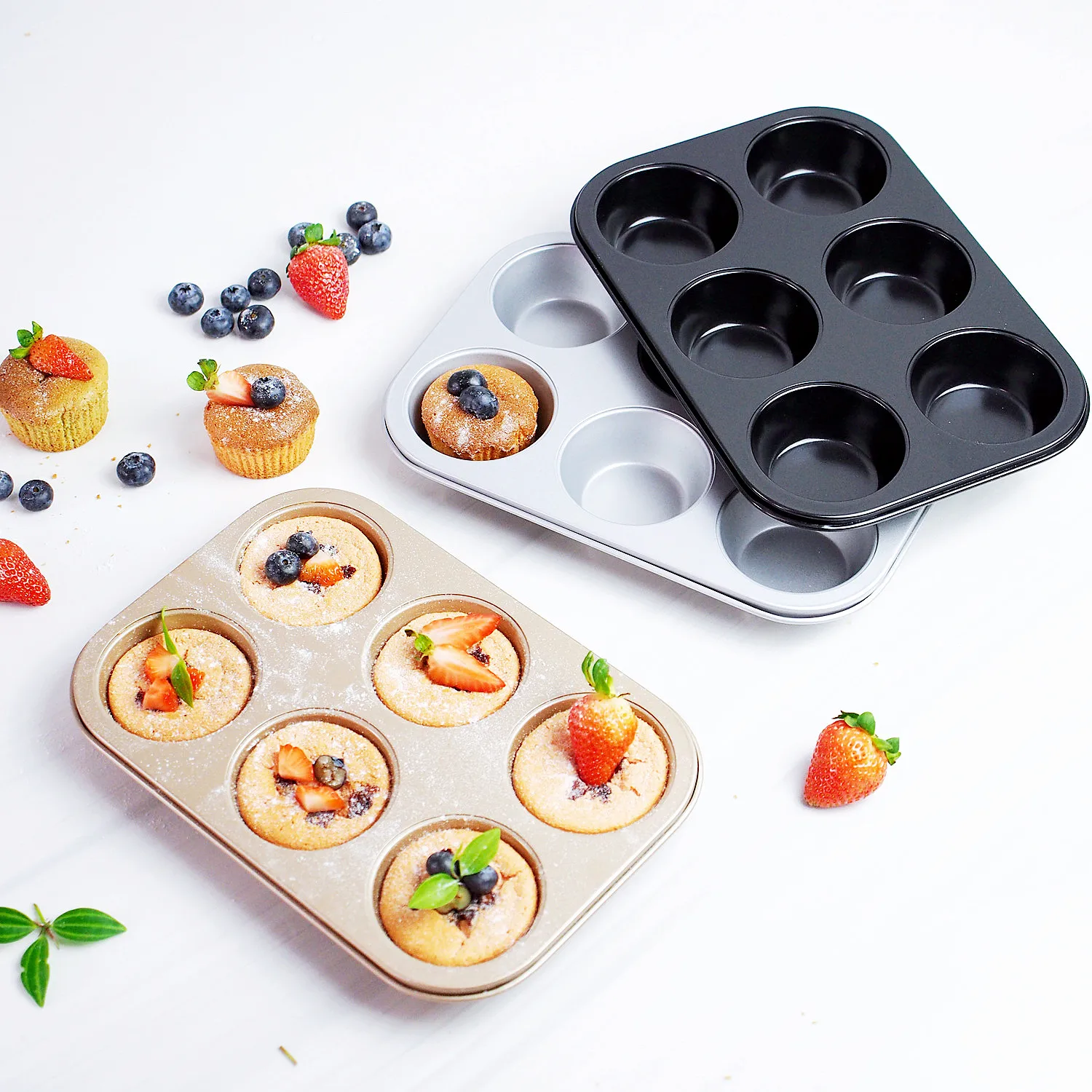 Square Cupcake Pan 6cups Muffin Tray Cupcake Mold Baking Pan Non Stick Bakeware Muffin Pan Carbon Steel Gold Black Cn(origin)
Square Cupcake Pan 6cups Muffin Tray Cupcake Mold Baking Pan Non Stick Bakeware Muffin Pan Carbon Steel Gold Black Cn(origin)