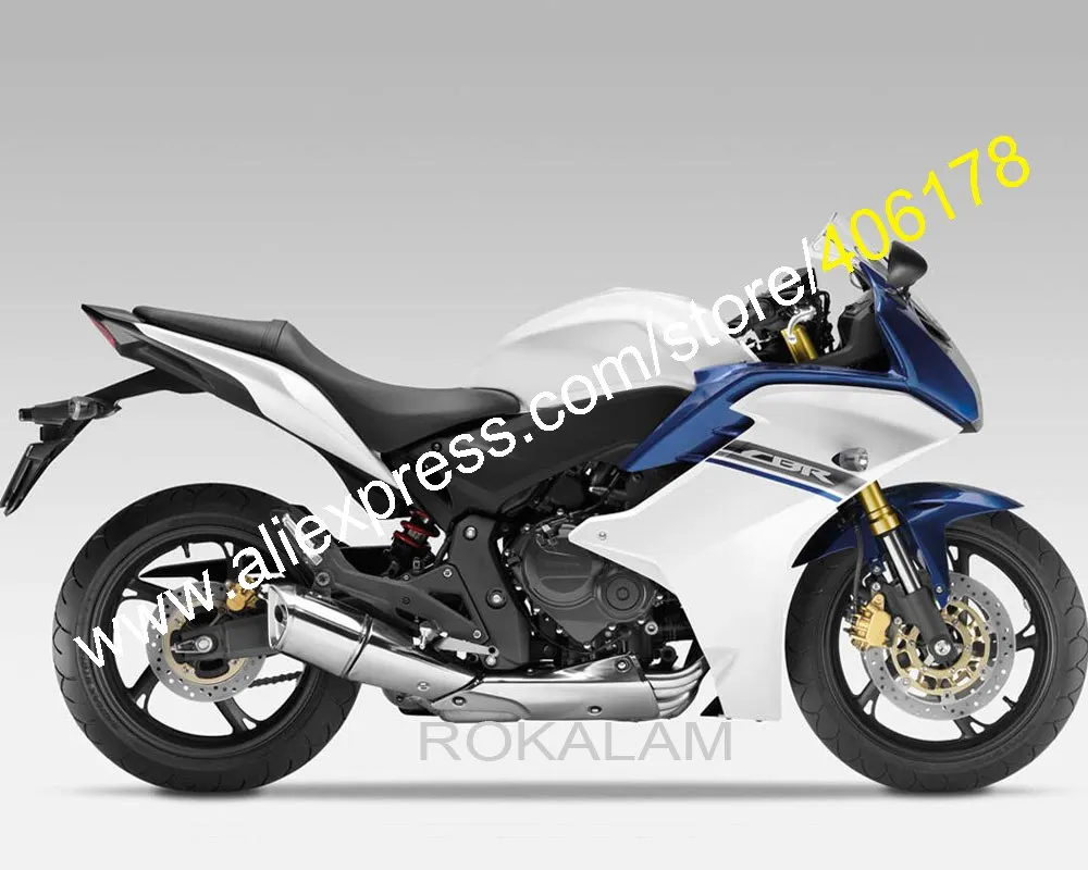 Для Honda CBR600F 2011-2013 CBR 600F CBR600F: Комплект обтекателей мотоцикла (белый, синий, ABS-пластик, литье под давлением)
Для Honda CBR600F 2011-2013 CBR 600F CBR600F: Комплект обтекателей мотоцикла (белый, синий, ABS-пластик, литье под давлением)