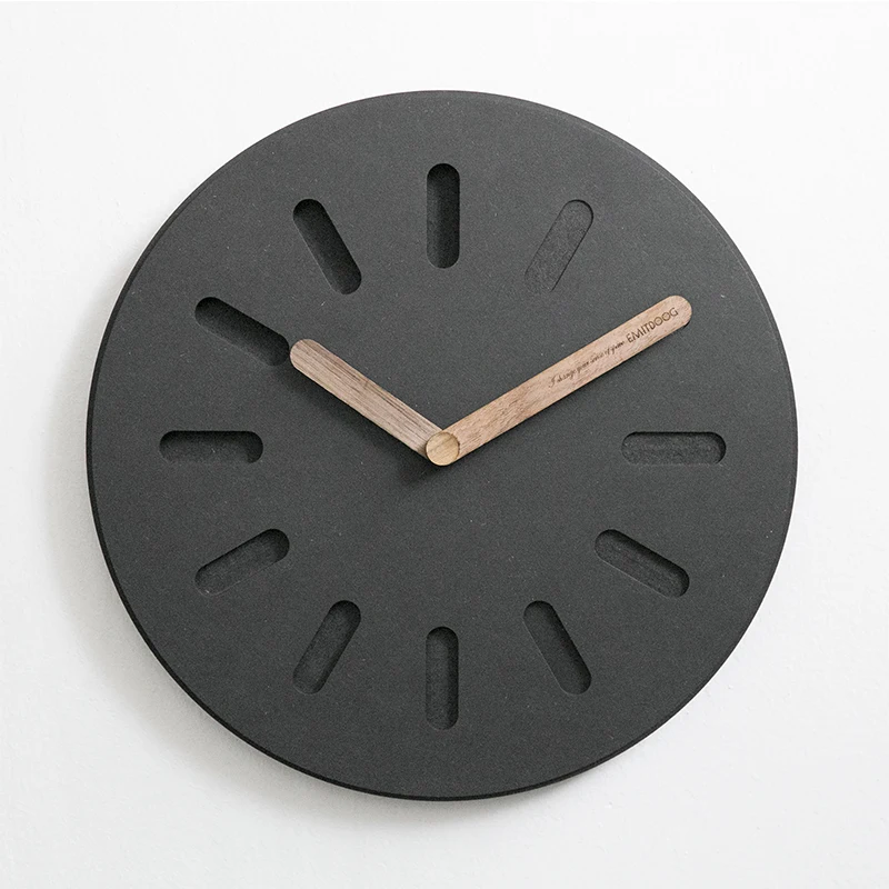 Non Ticking Modern Home Decoration Retro Square Clock Concrete Wooden Black DIY Wall Clock for Gift
Non Ticking Modern Home Decoration Retro Square Clock Concrete Wooden Black DIY Wall Clock for Gift