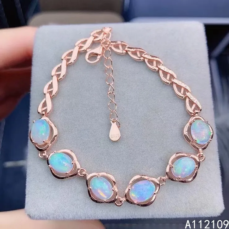Fine Jewelry 925 Sterling Silver Inset With Natural Gemstone Women's Luxury Popular Oval White Opal Hand Bracelet Support Detect
Fine Jewelry 925 Sterling Silver Inset With Natural Gemstone Women's Luxury Popular Oval White Opal Hand Bracelet Support Detect