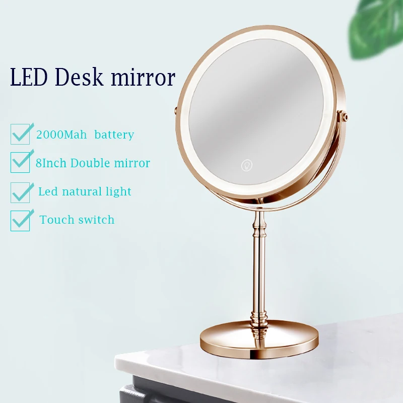 Lighted Makeup Mirror 10x Magnification 8 Inch Double Sidedechargeable Vanity Mirror Cosmetic Mirror with Touch Control mirror
Lighted Makeup Mirror 10x Magnification 8 Inch Double Sidedechargeable Vanity Mirror Cosmetic Mirror with Touch Control mirror