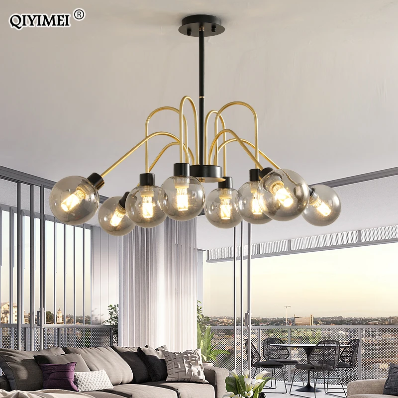 New LED Modern Chandelier Lights Living Room Bedroom Kitchen Lighting Fixture Surface Mounted Gold Black Lamp Adjustable Height
New LED Modern Chandelier Lights Living Room Bedroom Kitchen Lighting Fixture Surface Mounted Gold Black Lamp Adjustable Height