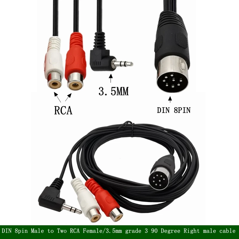 DIN8PIN к 2RCA гнезду и 3,5 мм 3-полюсный 90 градусов прямоугольный штекер аудиоразъем для приемника CD-плеер сабвуфер кабель
DIN8PIN к 2RCA гнезду и 3,5 мм 3-полюсный 90 градусов прямоугольный штекер аудиоразъем для приемника CD-плеер сабвуфер кабель