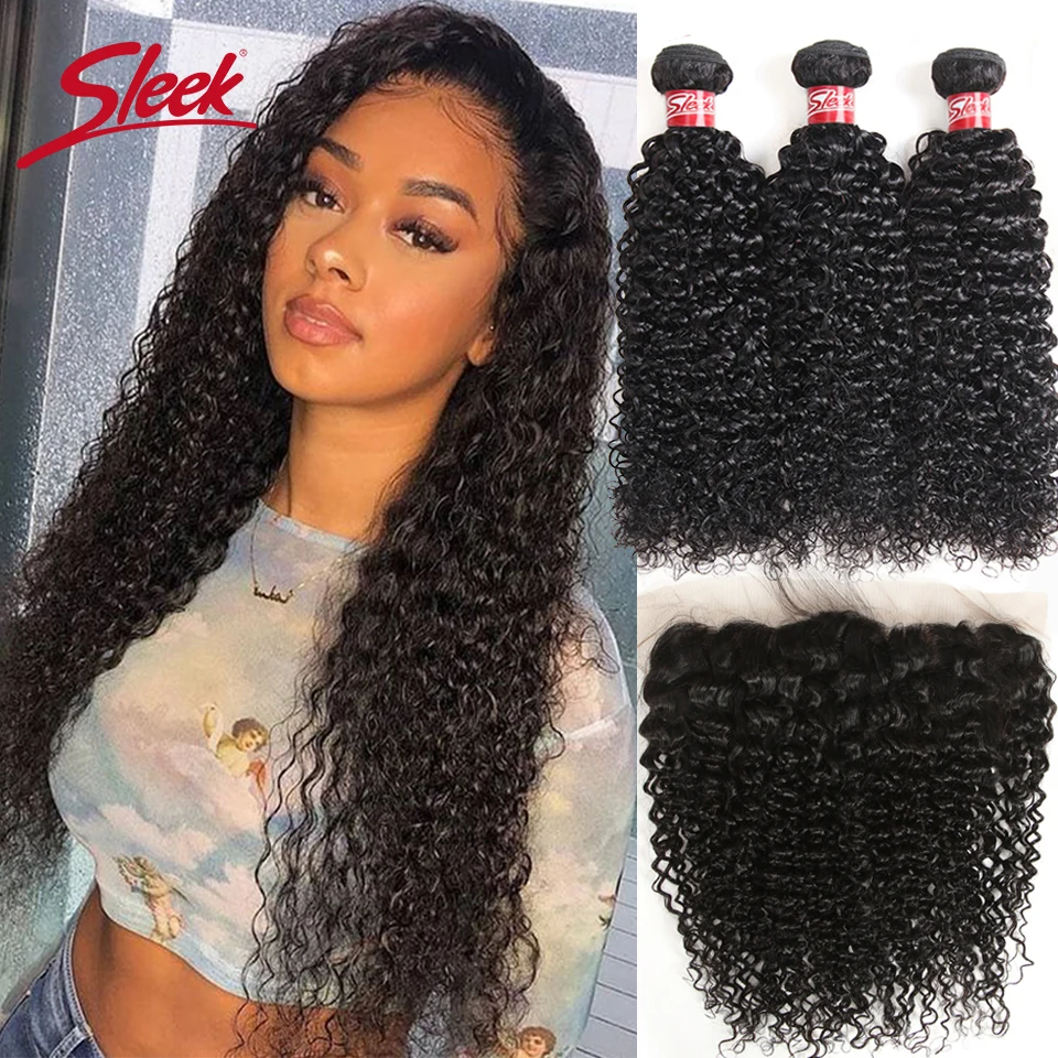 Sleek Kinky Curly Bundles With Frontal Indian Kinky Curly Human Hair With 13x4 Frontal Natural Color Remy Hair For Black Women
Sleek Kinky Curly Bundles With Frontal Indian Kinky Curly Human Hair With 13x4 Frontal Natural Color Remy Hair For Black Women