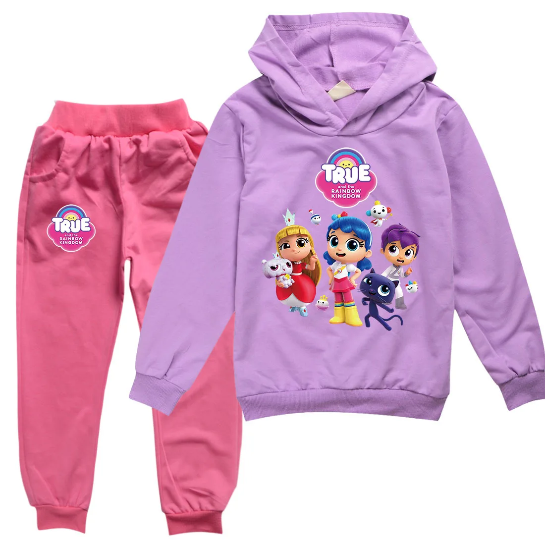 Girls Clothes Cartoon True Rainbow Kingdom Print Boy Clothing Set Spring Autumn Clothes Kids Long Sleeve Hoodie Pants 2pcs Suits
Girls Clothes Cartoon True Rainbow Kingdom Print Boy Clothing Set Spring Autumn Clothes Kids Long Sleeve Hoodie Pants 2pcs Suits
