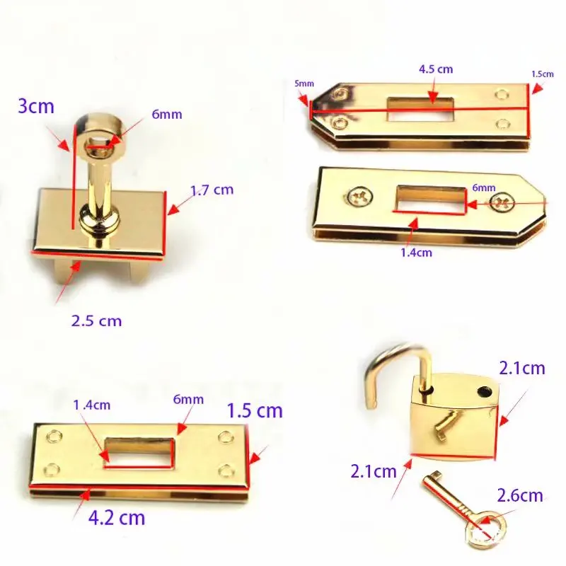Metal Bag Lock Buckles Combination Clasp Lock DIY Luggage Handbag Leather Craft Hardware Accessory
Metal Bag Lock Buckles Combination Clasp Lock DIY Luggage Handbag Leather Craft Hardware Accessory