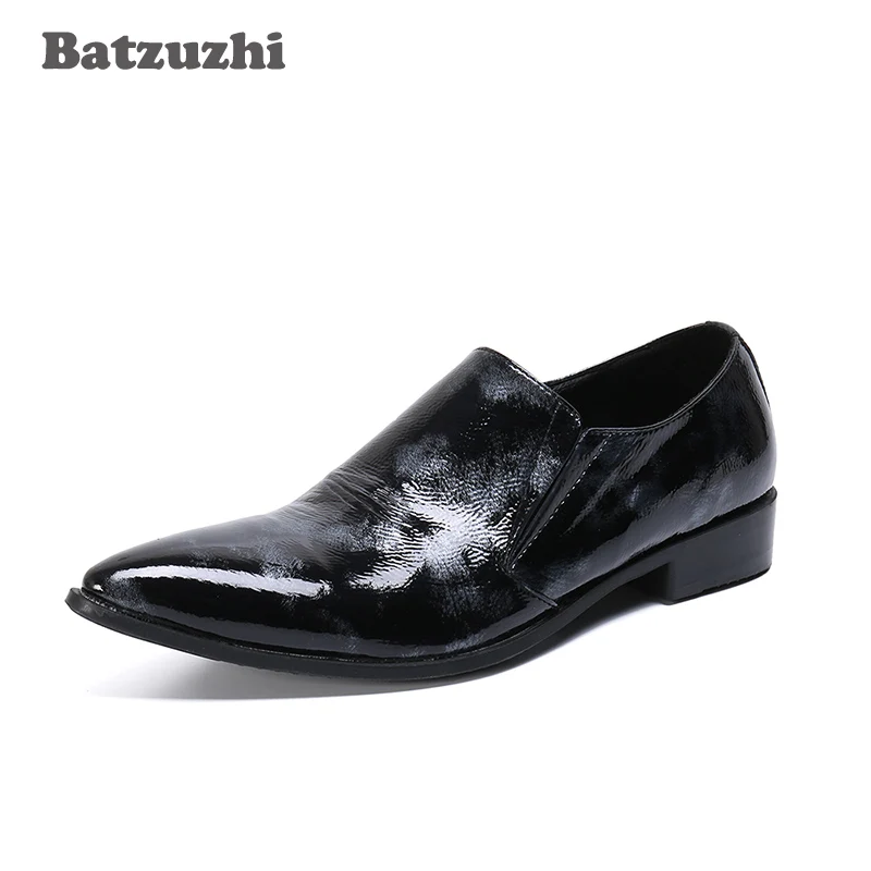 Batzuzhi Pointed Toe Genuine Leather Dress Shoes Men Western Handmade Men Shoes Party and Wedding Zapatos Hombre, Big Size 38-46
Batzuzhi Pointed Toe Genuine Leather Dress Shoes Men Western Handmade Men Shoes Party and Wedding Zapatos Hombre, Big Size 38-46
