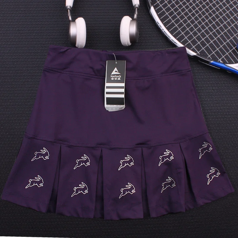 Women's quick-drying sports tennis Culottes badminton short skirt double rabbit pattern skirt running sports yoga shorts
Women's quick-drying sports tennis Culottes badminton short skirt double rabbit pattern skirt running sports yoga shorts