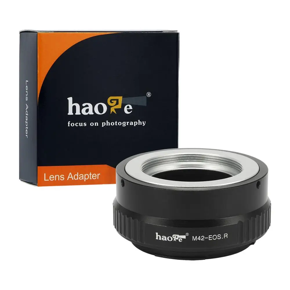 Haoge Manual Lens Mount Adapter for M42 42mm Screw mount Lens to Canon RF Mount Camera Such as Canon EOS R
Haoge Manual Lens Mount Adapter for M42 42mm Screw mount Lens to Canon RF Mount Camera Such as Canon EOS R
