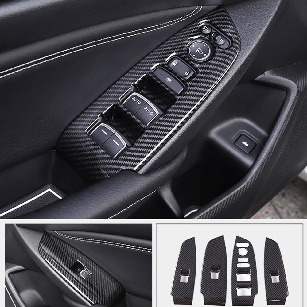 Carbon fiber Interior Door Armrest Window Switch Lift Buttons Covers Trim Panel For Honda Accord 10th 2018 2019 C1235
Carbon fiber Interior Door Armrest Window Switch Lift Buttons Covers Trim Panel For Honda Accord 10th 2018 2019 C1235