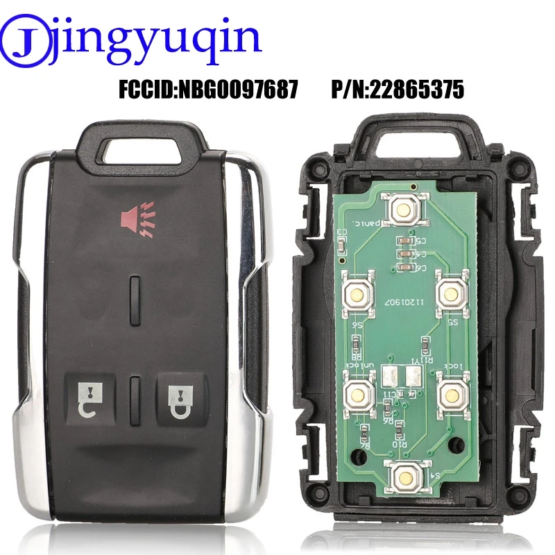 Чехол jingyuqin для GMC Yukon XL подходит для Chevrolet Tahoe Suburban Sierra Silverado дистанционный смарт-брелок NBG0097687 P/N:22865375
Чехол jingyuqin для GMC Yukon XL подходит для Chevrolet Tahoe Suburban Sierra Silverado дистанционный смарт-брелок NBG0097687 P/N:22865375