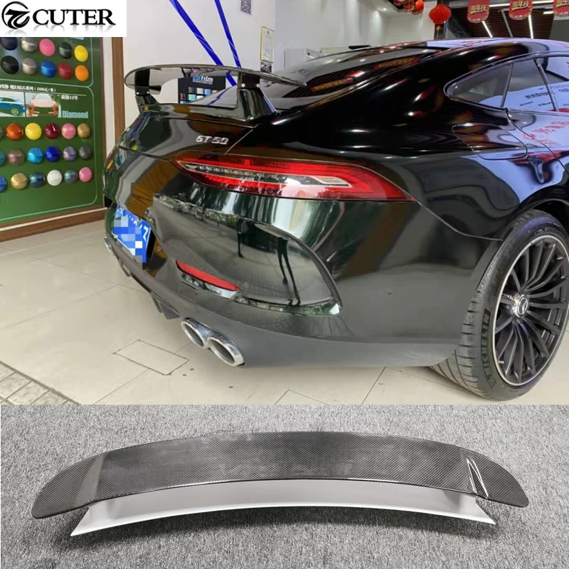 AMG Gt50 Gt53 Gt63s Dry Carbon Fiber Rear Spoiler Wings for Benz Amg Gt50 Gt53 Gt63s Car Body Kit
AMG Gt50 Gt53 Gt63s Dry Carbon Fiber Rear Spoiler Wings for Benz Amg Gt50 Gt53 Gt63s Car Body Kit
