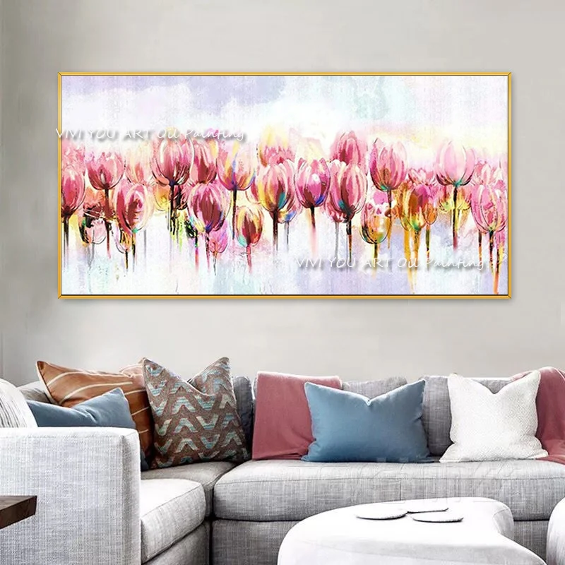 The Special Offer Flower Tulips Wall Art Canvas Handpainted Cuadro Pink Modern Abstract Painting Wall Pictures for Home Decor
The Special Offer Flower Tulips Wall Art Canvas Handpainted Cuadro Pink Modern Abstract Painting Wall Pictures for Home Decor