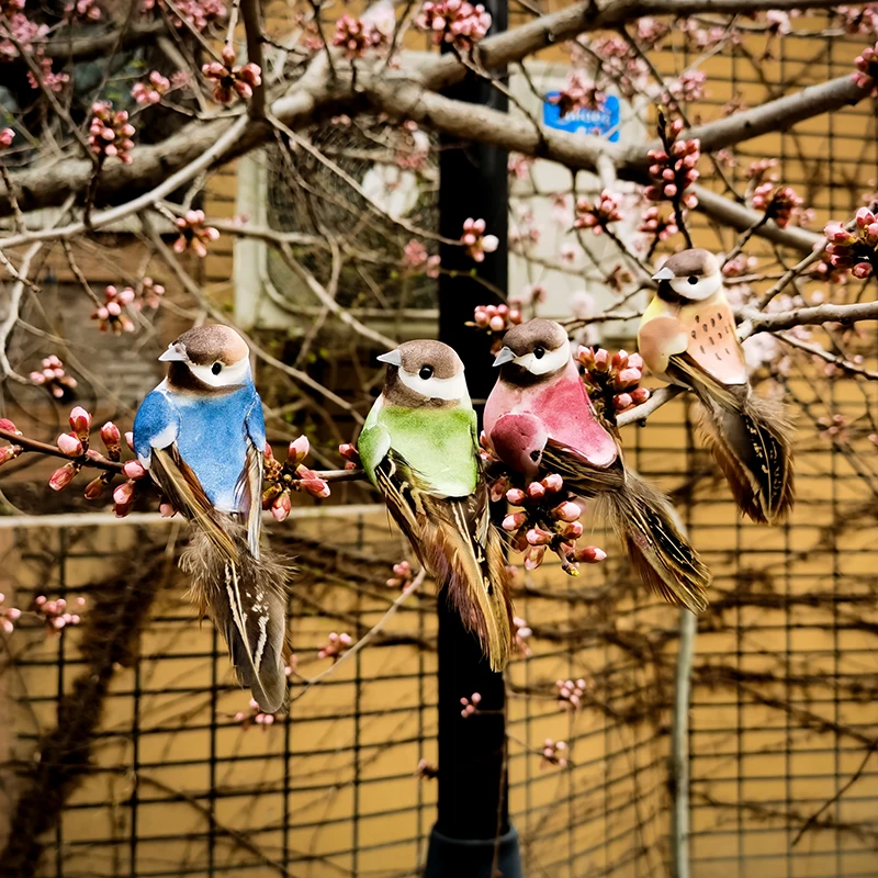4 pc Artificial feather bird decoration pile decoration windmill balcony courtyard garden decoration photography supplies
4 pc Artificial feather bird decoration pile decoration windmill balcony courtyard garden decoration photography supplies