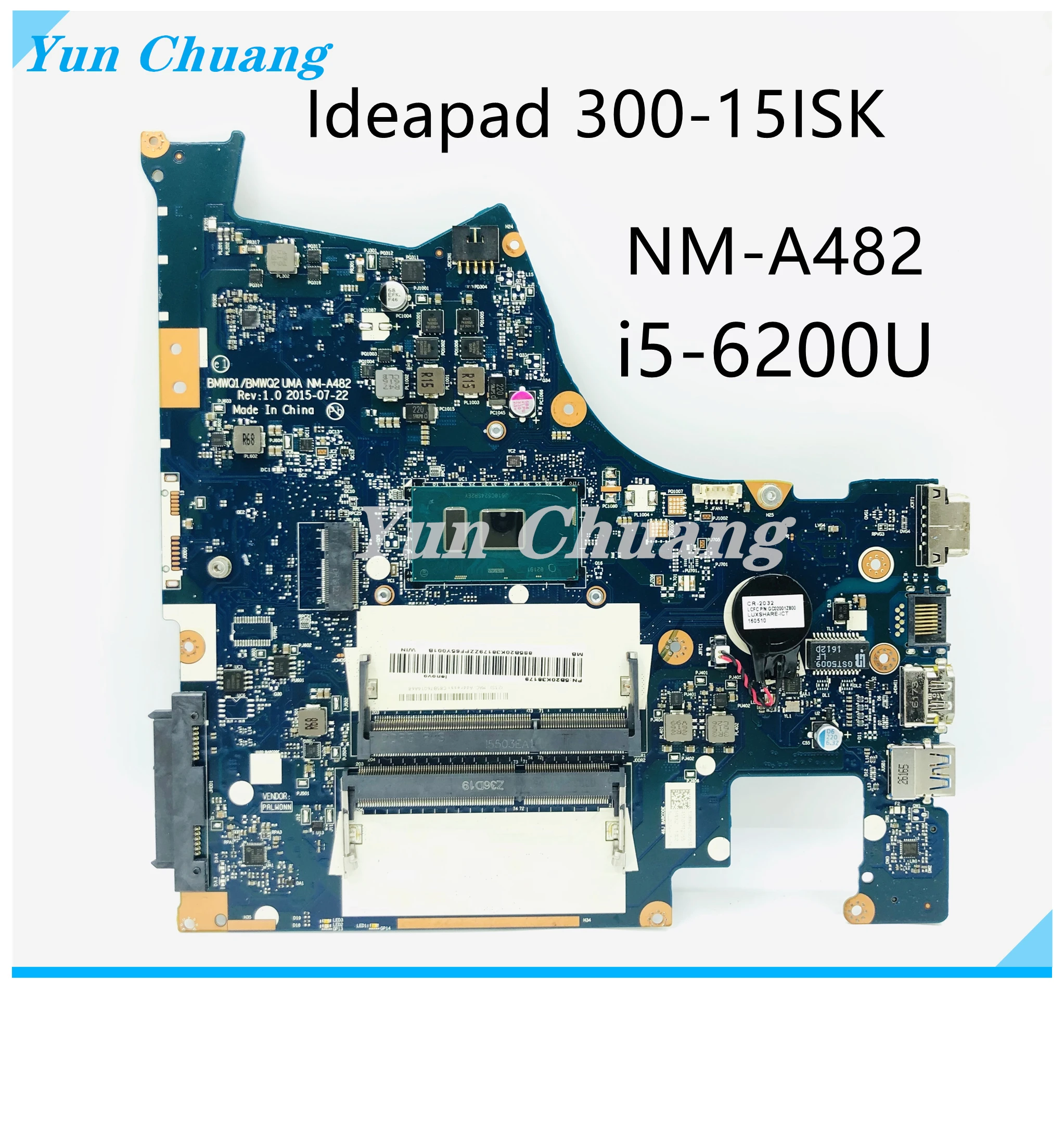 5B20K38179 для LENOVO Ideapad 300-15ISK, материнская плата для ноутбука, внешняя деталь, процессор DDR3, материнская плата для ноутбука, тест 100% работы
5B20K38179 для LENOVO Ideapad 300-15ISK, материнская плата для ноутбука, внешняя деталь, процессор DDR3, материнская плата для ноутбука, тест 100% работы