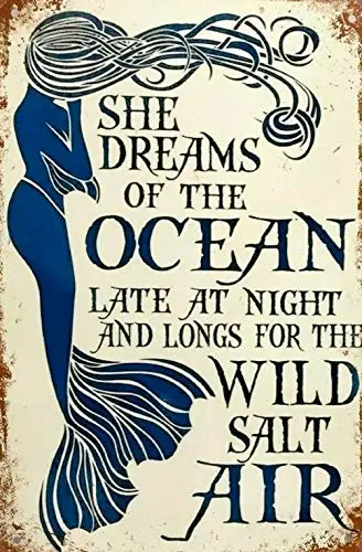 Настенный декор nobrand She Dreams of The Ocean 8x12 дюймов, металлический знак, Декор для дома, Ностальгический ретро декор для стен, гаража, кухни Po
Настенный декор nobrand She Dreams of The Ocean 8x12 дюймов, металлический знак, Декор для дома, Ностальгический ретро декор для стен, гаража, кухни Po