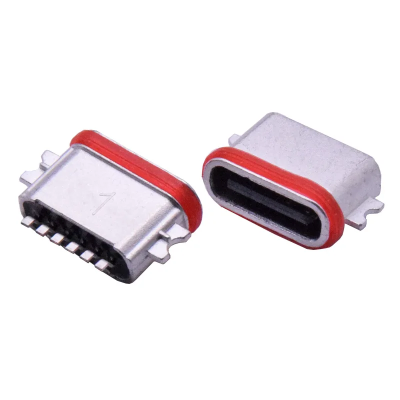 Type-C 6P IPX7 Class Waterproof USB Jack 5A Female Connector Port Data Socket For High Current Design Charging Data Transmission
Type-C 6P IPX7 Class Waterproof USB Jack 5A Female Connector Port Data Socket For High Current Design Charging Data Transmission