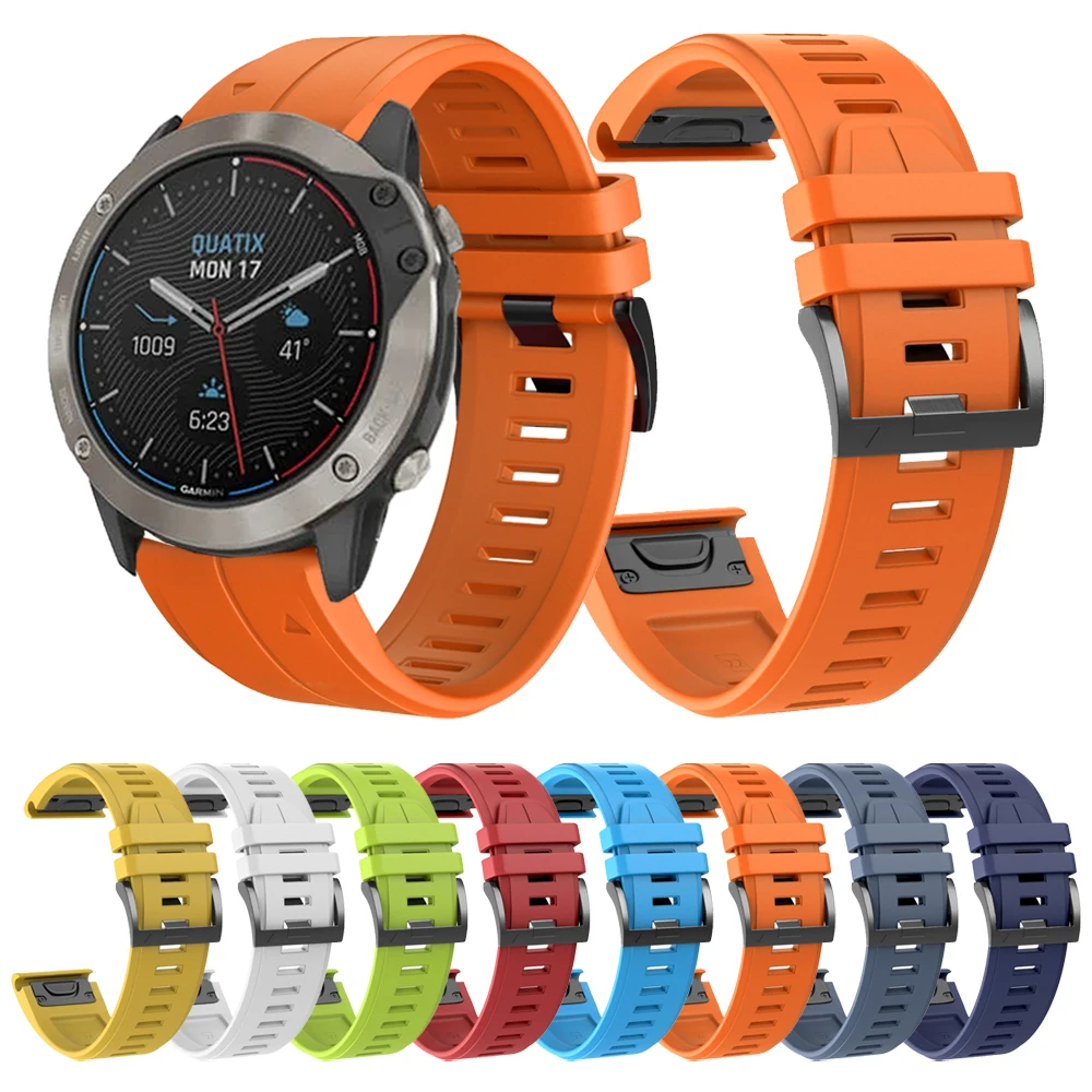 QuickFit Strap For Garmin quatix 6/6X Solar Silicone Band quatix 3 5 Quick release 26mm 22mm Watchband Bracelet Belt Accessories
QuickFit Strap For Garmin quatix 6/6X Solar Silicone Band quatix 3 5 Quick release 26mm 22mm Watchband Bracelet Belt Accessories