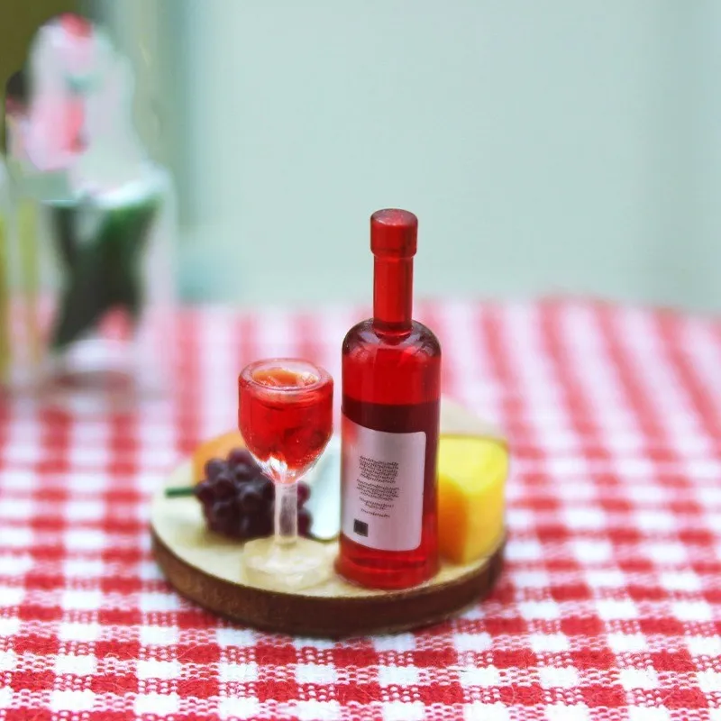 Dollhouse Furniture, Cute Mini Resin Wine Bottle Cup Cake Dish Kids Dollhouse Miniature Decor Toy House Playset Set
Dollhouse Furniture, Cute Mini Resin Wine Bottle Cup Cake Dish Kids Dollhouse Miniature Decor Toy House Playset Set