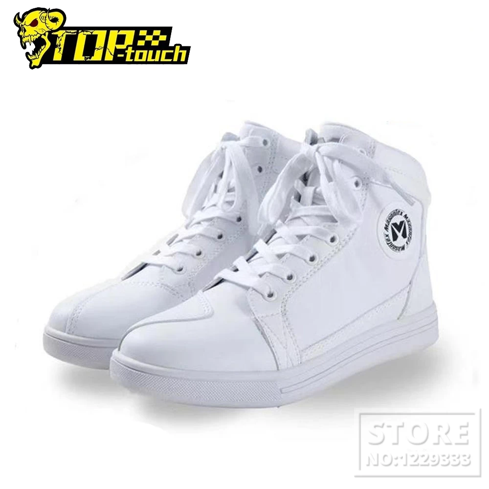 Women Man Motorcycle Boots Wearable Motorcycle Shoes Breathable Casual Botas Moto Motorbike Boots Reflective Shoe Laces Boots
Women Man Motorcycle Boots Wearable Motorcycle Shoes Breathable Casual Botas Moto Motorbike Boots Reflective Shoe Laces Boots
