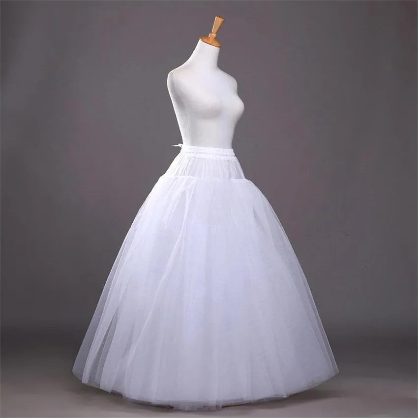 White A-line Ball gown tulle hoopless Petticoat Crinoline Skirt Waist adjustable jupon Cheap Wedding Dress Underskirt
White A-line Ball gown tulle hoopless Petticoat Crinoline Skirt Waist adjustable jupon Cheap Wedding Dress Underskirt