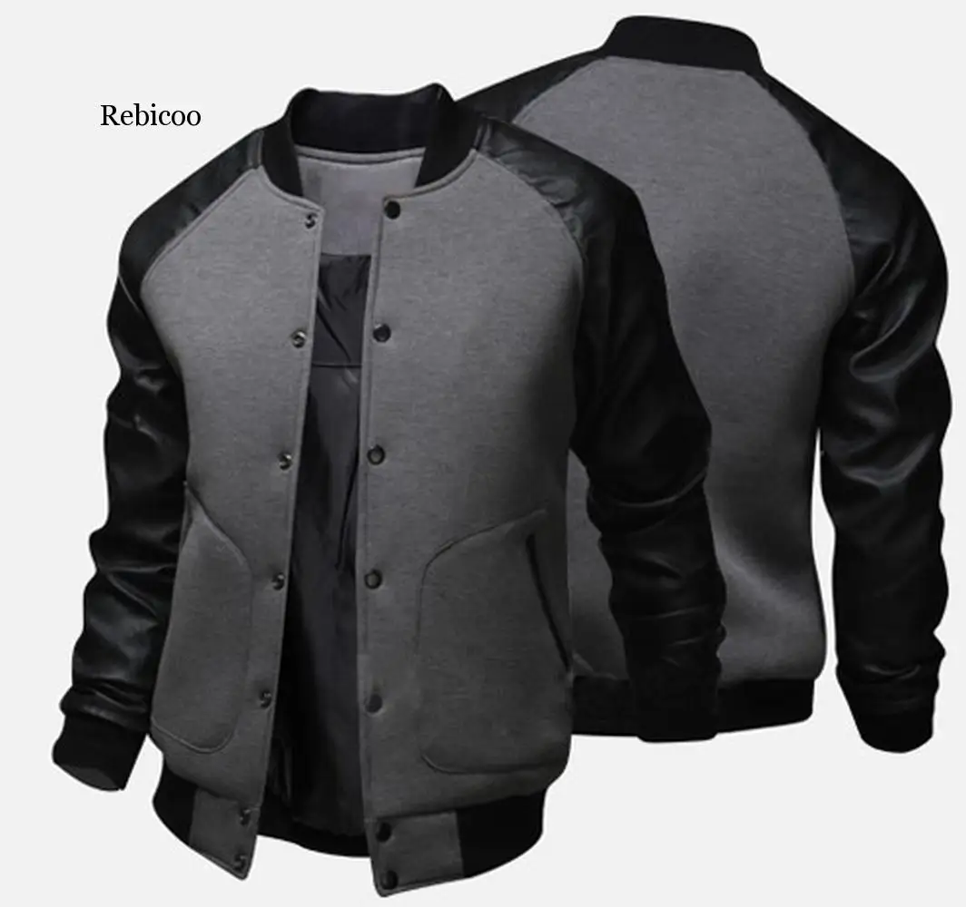 XS-5XL Мужская куртка, уличная одежда, ветровка, приталенная, однобортная, повседневная бейсбольная куртка, мужские осенние куртки
XS-5XL Мужская куртка, уличная одежда, ветровка, приталенная, однобортная, повседневная бейсбольная куртка, мужские осенние куртки