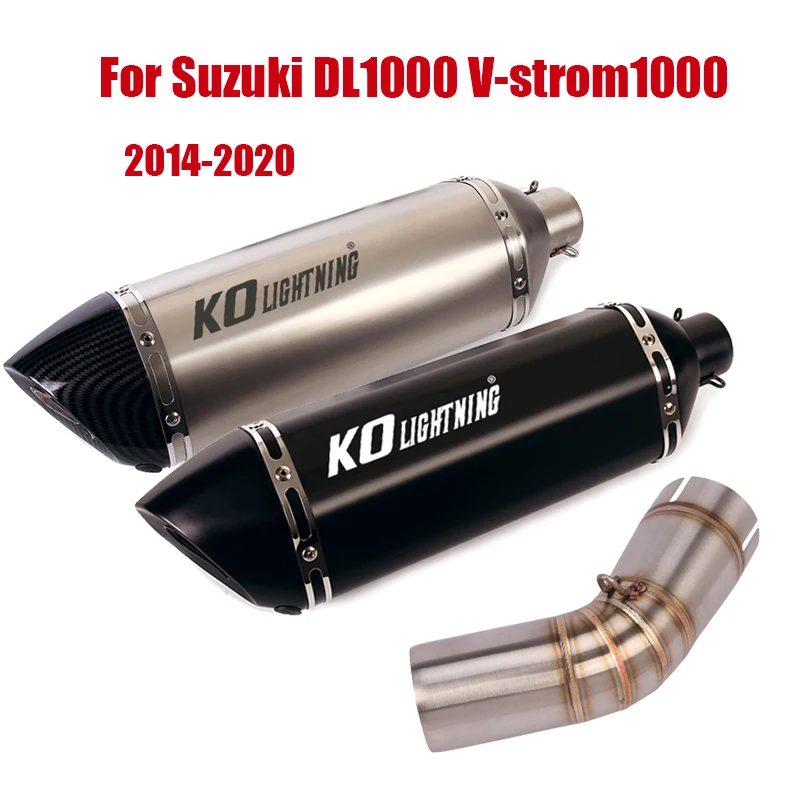 Exhaust System Pipe Middle Link Pipe Modified Connect Tube Slip On Exhaust Pipe Muffler For Suzuki DL1000 V-strom1000 2014-2020
Exhaust System Pipe Middle Link Pipe Modified Connect Tube Slip On Exhaust Pipe Muffler For Suzuki DL1000 V-strom1000 2014-2020