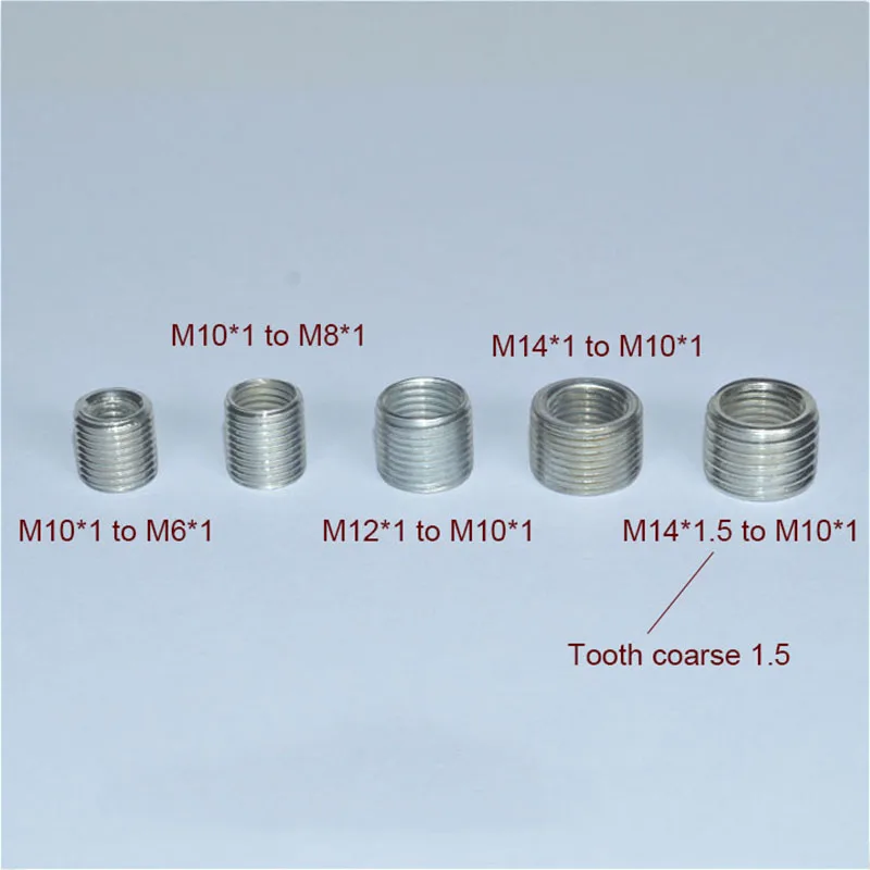 100PCS M6 to M10, M8 to M10, M12 to M14 conversion, M10 Lamp Tooth Tube, Iron material DIY
100PCS M6 to M10, M8 to M10, M12 to M14 conversion, M10 Lamp Tooth Tube, Iron material DIY