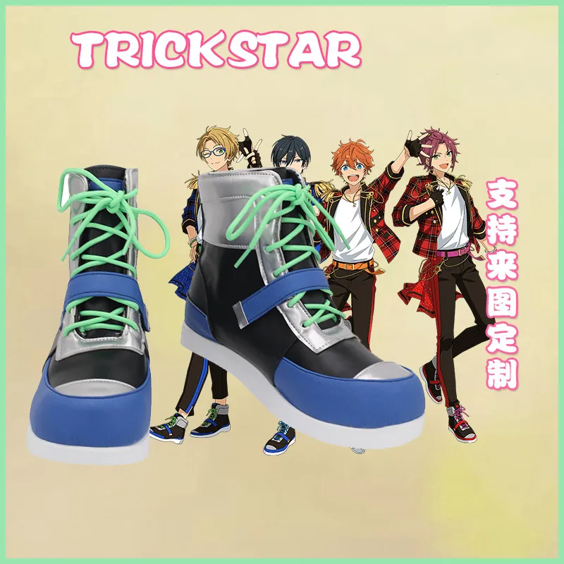 Комплект звезд Trickstar Yuuki Makoto, обувь для косплея, ботинки для Хэллоуина, реквизит для косплея, изготовленные на заказ
Комплект звезд Trickstar Yuuki Makoto, обувь для косплея, ботинки для Хэллоуина, реквизит для косплея, изготовленные на заказ