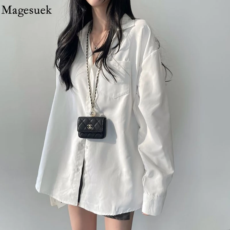 Autumn Long Sleeve Women Shirts Simple Turn-down Collar Office Ladies White Shirt Cotton Casual Long Blouse Women Tops 18224
Autumn Long Sleeve Women Shirts Simple Turn-down Collar Office Ladies White Shirt Cotton Casual Long Blouse Women Tops 18224