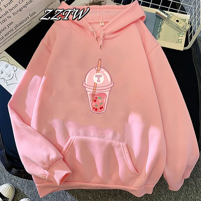 Bubble Tea Printed Casual Pullovers Vintage Cartoon Female Hooded Clothes 2021 New Women Hoodies Kawaii Clothes Boba Sweatshirts
Bubble Tea Printed Casual Pullovers Vintage Cartoon Female Hooded Clothes 2021 New Women Hoodies Kawaii Clothes Boba Sweatshirts