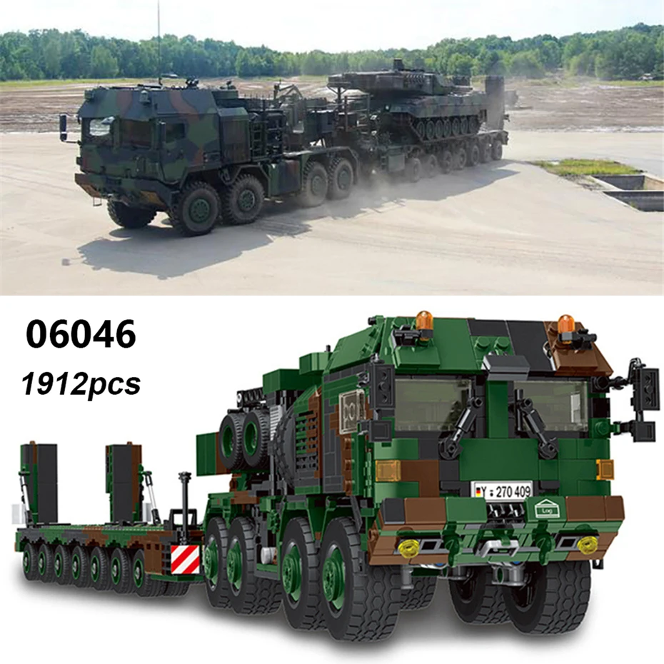 Military Bricks MAH HX-8 Elefant Tractor Truck Tracked Armored Vehicle Tank Building Blocks Bricks Educational Toys
Military Bricks MAH HX-8 Elefant Tractor Truck Tracked Armored Vehicle Tank Building Blocks Bricks Educational Toys