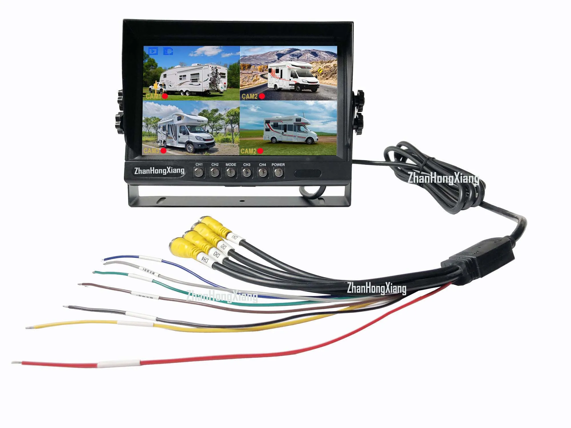 AHD 1080P 9 "IPS 4CH Quad Split Car DVR 4Pin Rear View Reverse Backup Monitor System для RV Bus Truck
AHD 1080P 9 "IPS 4CH Quad Split Car DVR 4Pin Rear View Reverse Backup Monitor System для RV Bus Truck