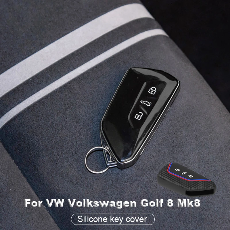 Силиконовый смарт-чехол с тремя ключами для VW Volkswagen Golf 8 2021 Mk8 Magotan Skoda
Силиконовый смарт-чехол с тремя ключами для VW Volkswagen Golf 8 2021 Mk8 Magotan Skoda