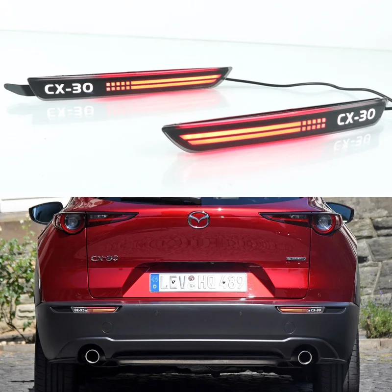 Rear Bumper Lights For Mazda CX-30 CX30 2020 2021 Led Turn Signal Reflector 12V Car Brake Fog Lamps Auto Accessories Light
Rear Bumper Lights For Mazda CX-30 CX30 2020 2021 Led Turn Signal Reflector 12V Car Brake Fog Lamps Auto Accessories Light