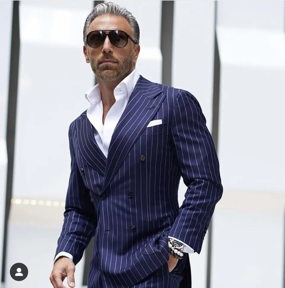 2021 Wedding Suits For Men Business Blazer Double Breasted Navy Blue Stripe Men Suit Pants Terno Tuxedo Slim Fit Costume Homme
2021 Wedding Suits For Men Business Blazer Double Breasted Navy Blue Stripe Men Suit Pants Terno Tuxedo Slim Fit Costume Homme