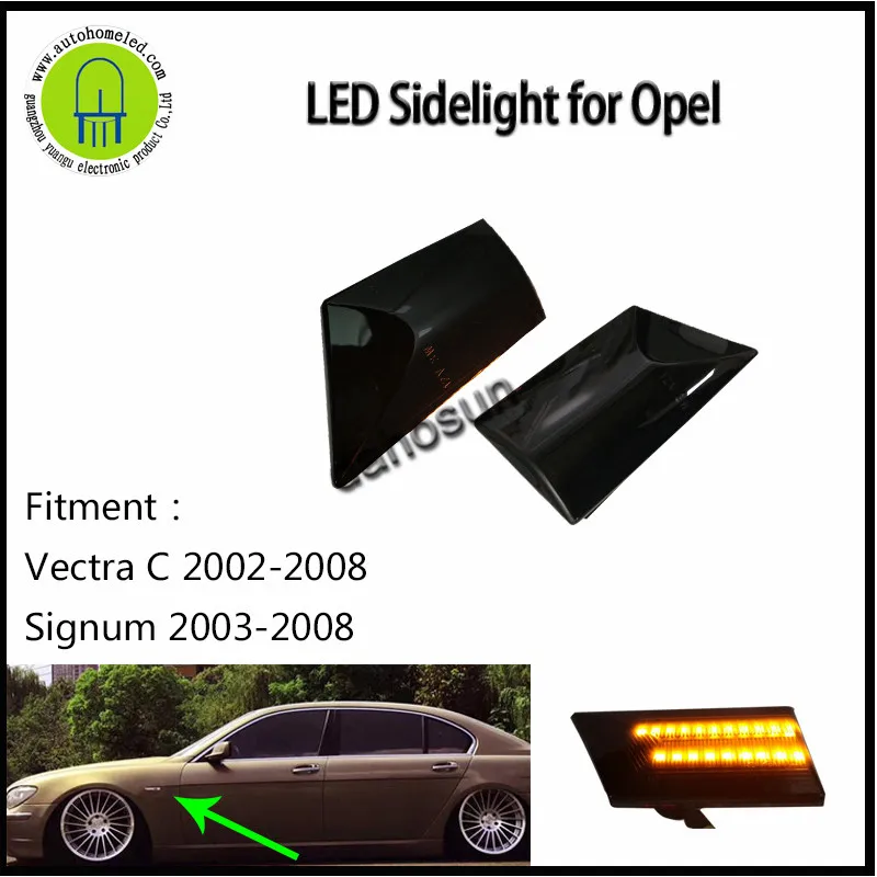 2X Sequential Blinker Turn Signal Indicator Side Marker Light Lamp lighting Sidemarker For Opel Vectra C 2002-08 Signum 2003-08
2X Sequential Blinker Turn Signal Indicator Side Marker Light Lamp lighting Sidemarker For Opel Vectra C 2002-08 Signum 2003-08