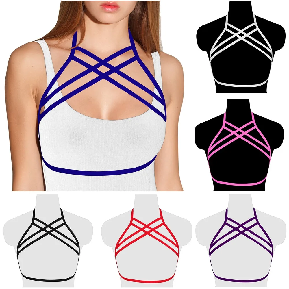 Hollow Chest Bondage Harness For Women Lingerie Sexy Body Erotic Cage Bra Gothic Suspender Garter Belt Goth Harajuku Accessories
Hollow Chest Bondage Harness For Women Lingerie Sexy Body Erotic Cage Bra Gothic Suspender Garter Belt Goth Harajuku Accessories