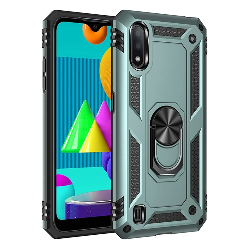 For Samsung M01 Case Ring Stand Bumper Silicone + PC Phone Back Cover For Samsung Galaxy M01 SM-M015F/DS Shockproof Armor Cover
For Samsung M01 Case Ring Stand Bumper Silicone + PC Phone Back Cover For Samsung Galaxy M01 SM-M015F/DS Shockproof Armor Cover