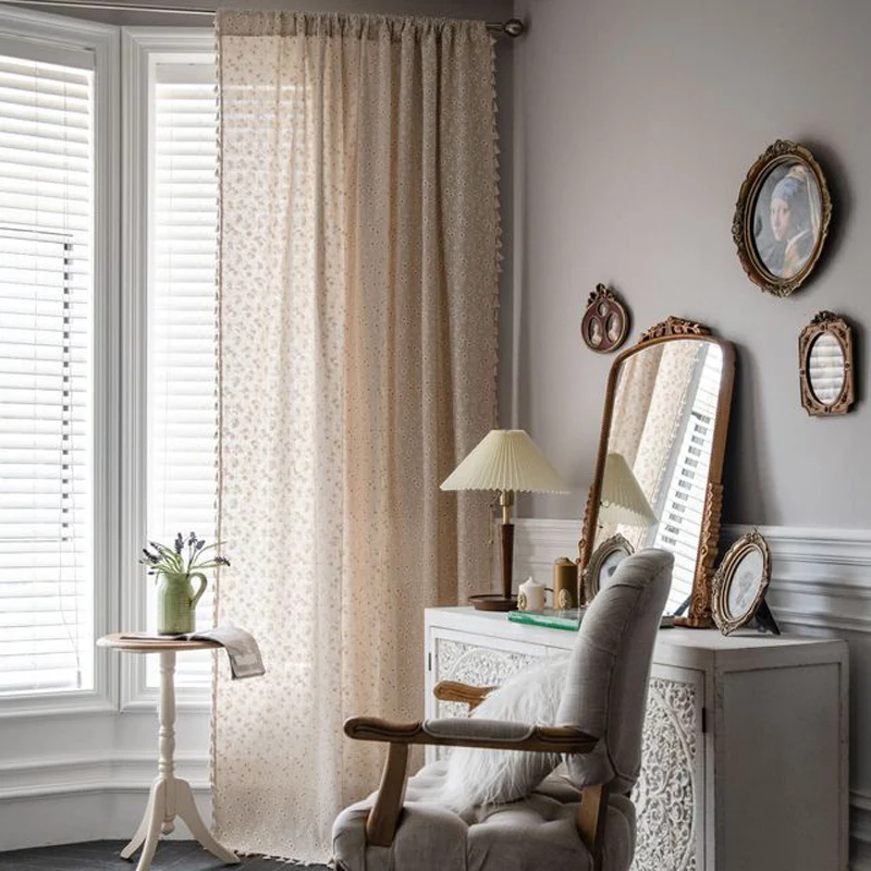 Daisy Print Window Curtain Farmhouse Boho Style Floral Pastoral Cotton Linen Drapes for Bedroom Living Room Kitchen Decor TJ6870
Daisy Print Window Curtain Farmhouse Boho Style Floral Pastoral Cotton Linen Drapes for Bedroom Living Room Kitchen Decor TJ6870
