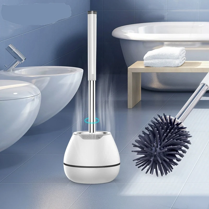 Bathroom Accessories Sets Floorstanding Cleaning Tool TPR Toilet Brush Household Cleaning Product Silicone Brush Head
Bathroom Accessories Sets Floorstanding Cleaning Tool TPR Toilet Brush Household Cleaning Product Silicone Brush Head