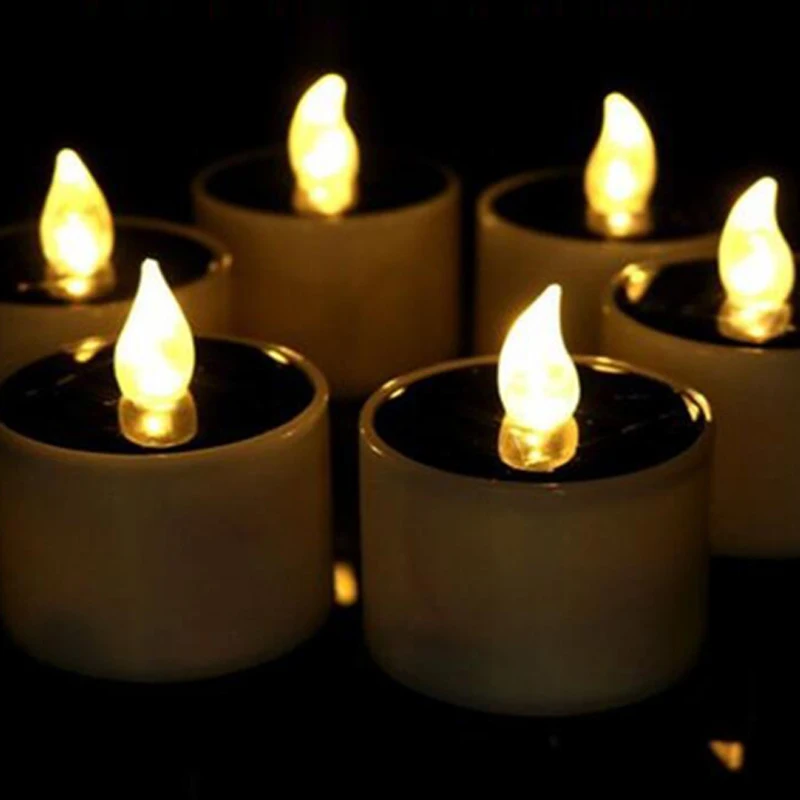 LED Solar Electric Candle Solar Powered LED Electronic Candle Battery Wedding Decor Romantic Warm White Tea Light Glow In Dark
LED Solar Electric Candle Solar Powered LED Electronic Candle Battery Wedding Decor Romantic Warm White Tea Light Glow In Dark