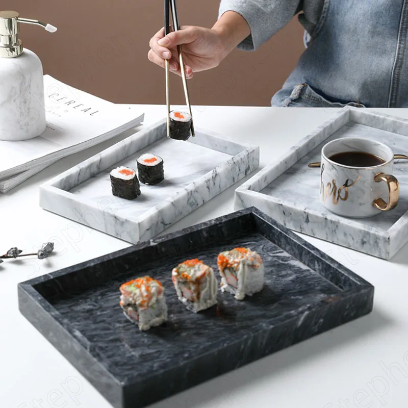 Natural Marble Trays Decorative Nordic Simple Rectangle Cake Dessert Coffee Table Tray Jewelry Cosmetic Display Storage Plates
Natural Marble Trays Decorative Nordic Simple Rectangle Cake Dessert Coffee Table Tray Jewelry Cosmetic Display Storage Plates