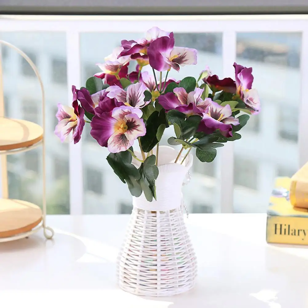 1Pc Artificial Flower Pansy Garden DIY Stage Party Home Wedding Craft Decoration Cloth Weddings Parks Flowers Artificial Pansy
1Pc Artificial Flower Pansy Garden DIY Stage Party Home Wedding Craft Decoration Cloth Weddings Parks Flowers Artificial Pansy